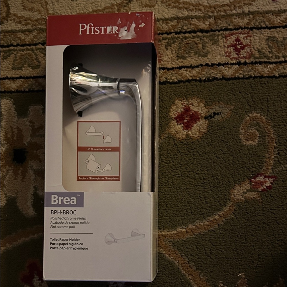 Pfister Brea Chrome Toilet Paper Holder